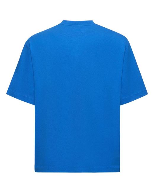 メンズ Off-White c/o Virgil Abloh Ow 23 Skate コットンtシャツ Blue