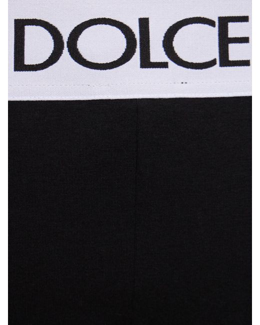 メンズ Dolce & Gabbana コットンボクサーブリーフ Black