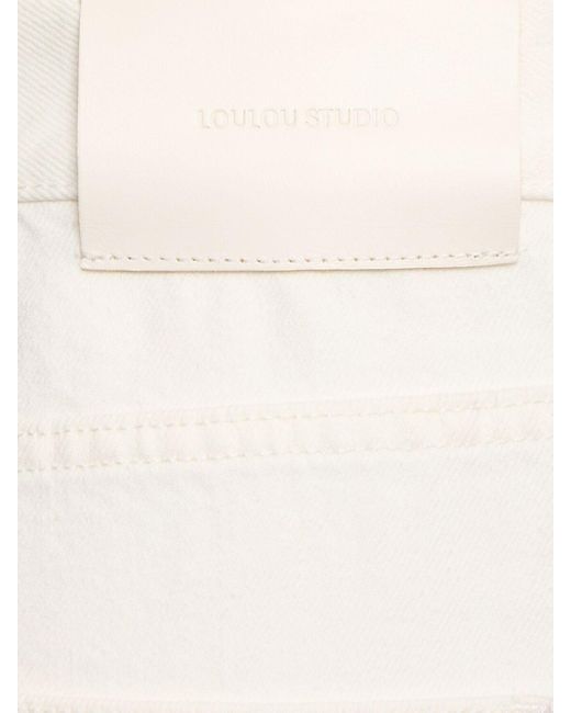 Loulou de Saison White Jeans Aus Baumwolldenim "samur"