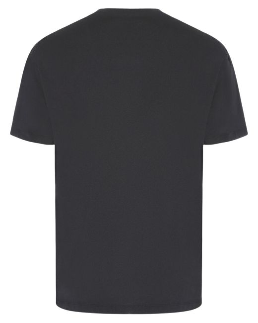 DSquared² Black Logo Printed Cotton T-Shirt for men