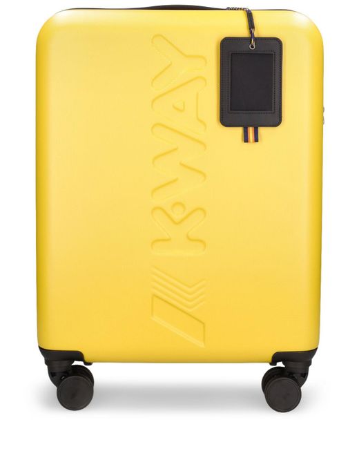 K-Way Yellow Small Cabin Trolley for men