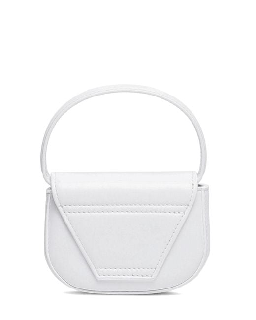 DIESEL White Damen Xs Handtasche Aus Leder "1Dr"