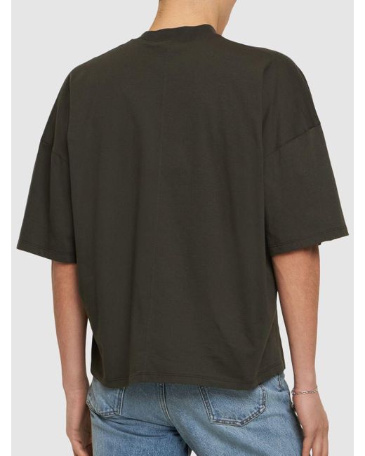 The Row Black Dustin Cotton Jersey T-shirt for men