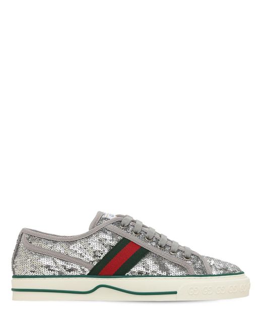 Gucci sparkle tennis clearance shoes