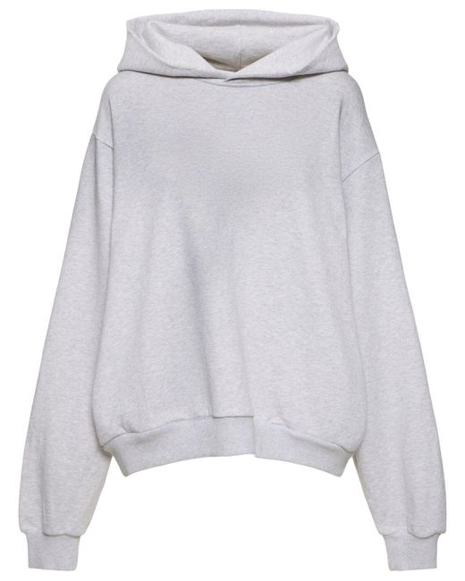 Acne Gray Franziska 1996 Cotton Blend Hoodie