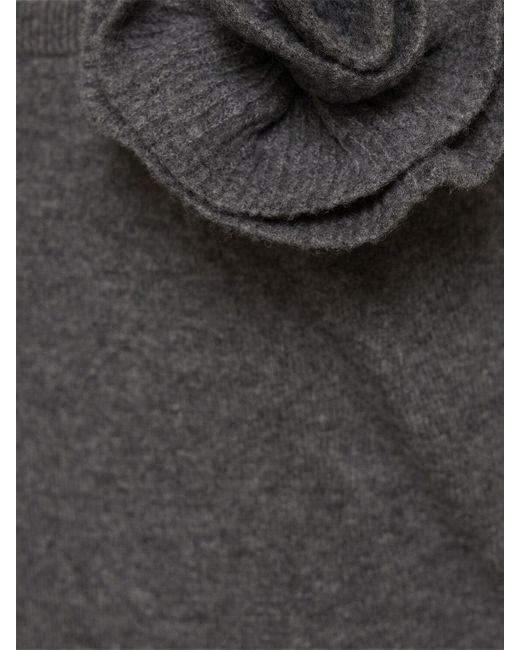 THE GARMENT Gray Como Wool & Cashmere Midi Slip Dress