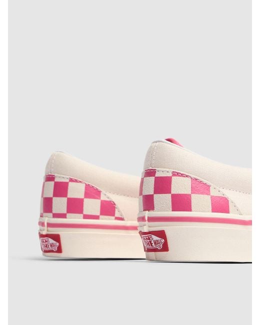 Sneakers slip-on Vans de color Pink