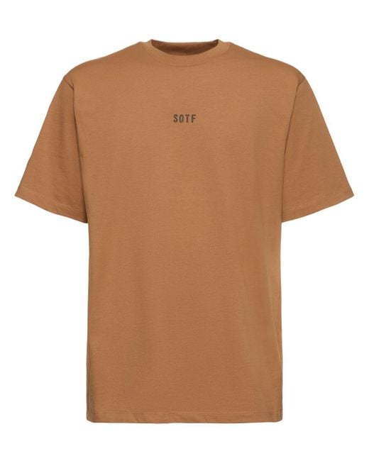 Sotf Brown Herren T-Shirt Mit Logo