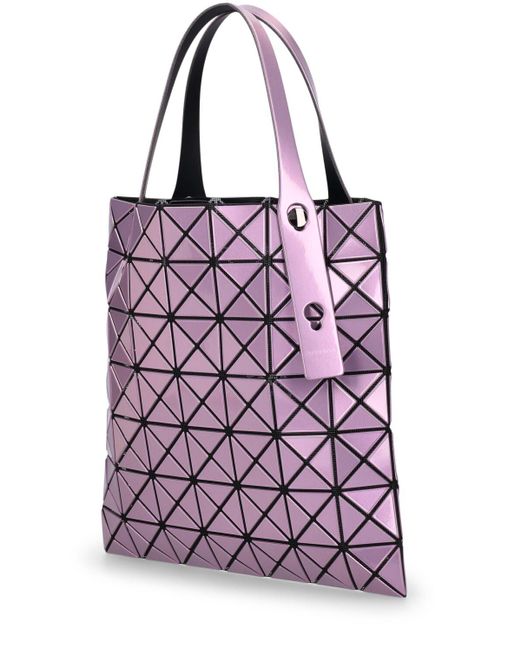 Bao Bao Issey Miyake Purple Prism Metallic Tote Bag