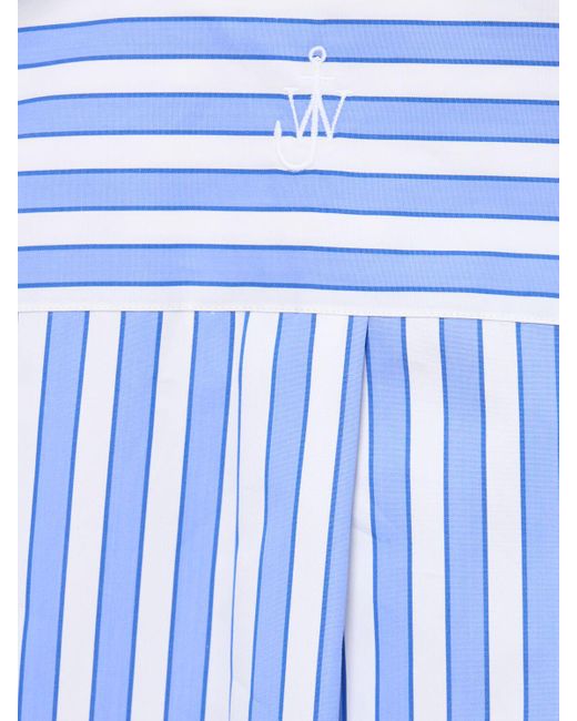 Camicia in popeline di cotone di J.W. Anderson in Blue