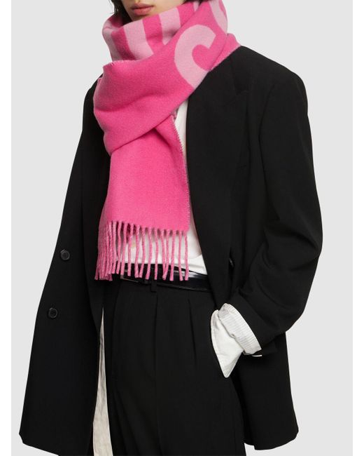 Écharpe en laine l'echarpe Jacquemus pour homme en coloris Pink