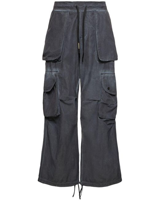 Pantalones cargo de nylon A PAPER KID de color Gray