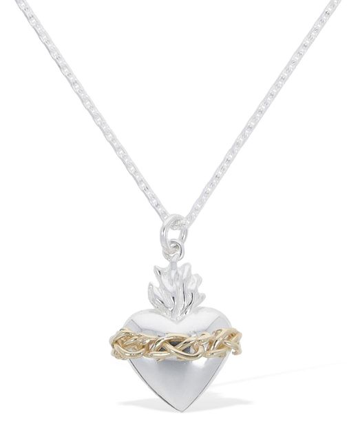 Collar con colgante Hatton Labs de color White