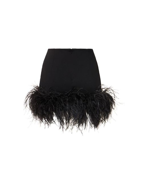 16Arlington Black Damen Viskosemischrock Mit Federn „Haille“