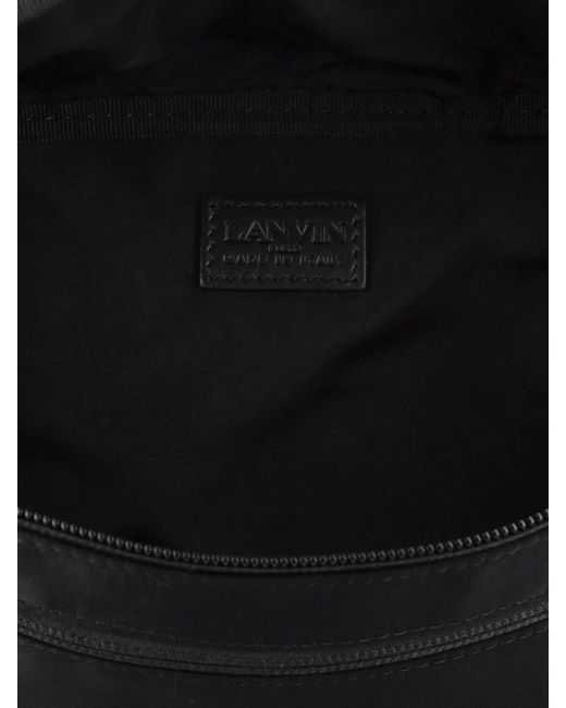 Lanvin Curb Small Nylon Belt Bag in Gray für Herren