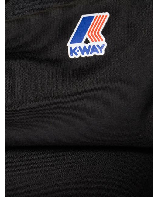 Camiseta le vrai edouard K-Way de hombre de color Black