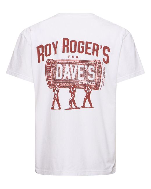 メンズ Roy Rogers 3 Workers Tシャツ White