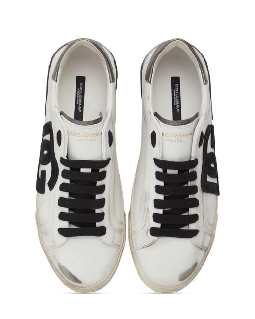 Sneakers new portofino dg Dolce & Gabbana de hombre de color White