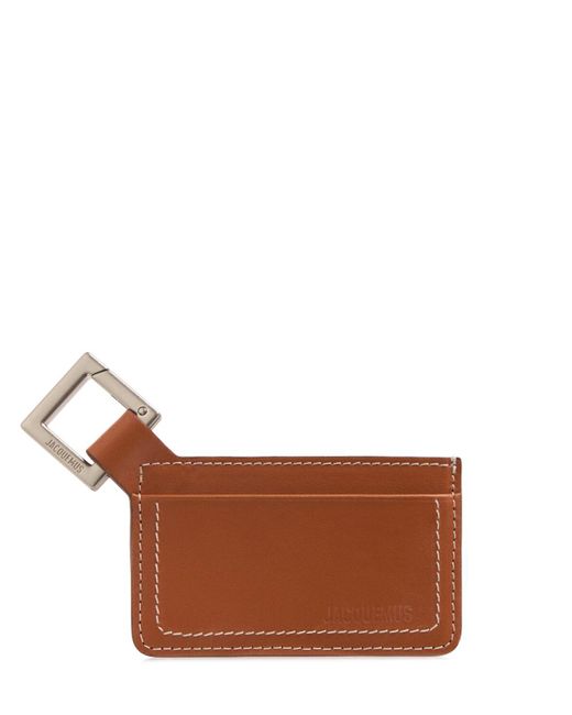 Jacquemus Brown Le Porte-cartes Cuerda Leather Wallet for men