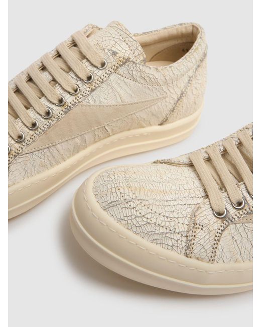 メンズ Rick Owens Vintage Sneaksスニーカー Natural