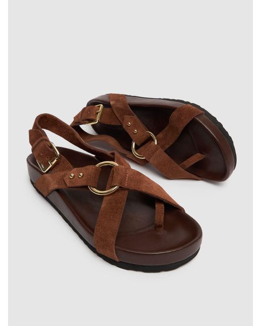 Soeur メキシコスエードサンダル 20mm Brown