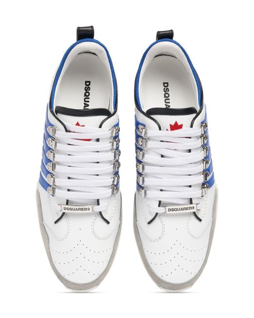DSquared² Sneakers Aus Leder Mit Logo in Blue für Herren