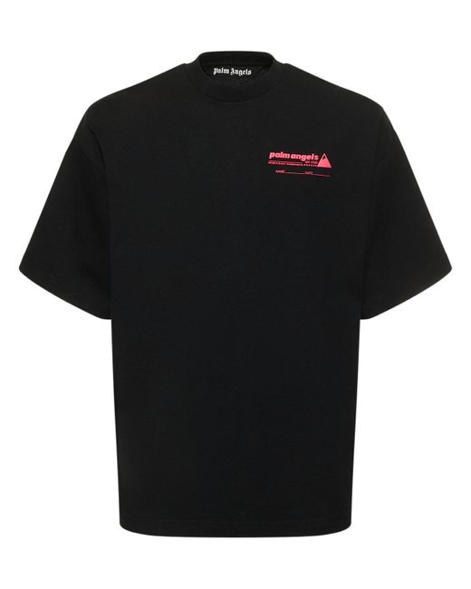 【関税＆送料込み】Palm Angels Palm Soft Fit T-Shirt Ski Cl Palm Angels Ski Club Cotton T-shirt | White | FARFETCH