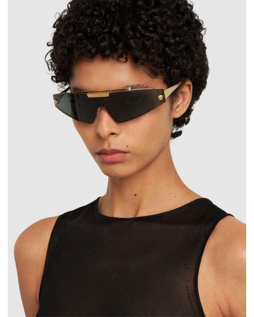 Versace Gray Sonnenbrille Aus Metall