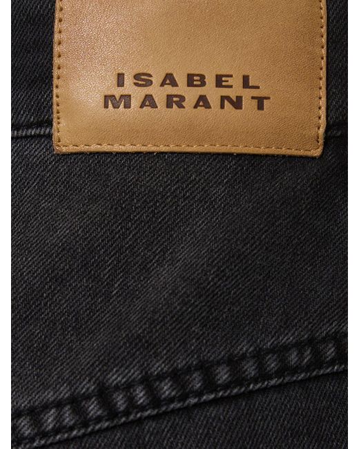 Isabel Marant Black Hortens Cotton Cargo Shorts
