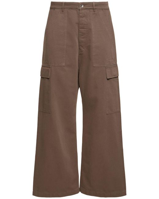 Rick Owens Cargohose Aus Baumwolle in Brown für Herren