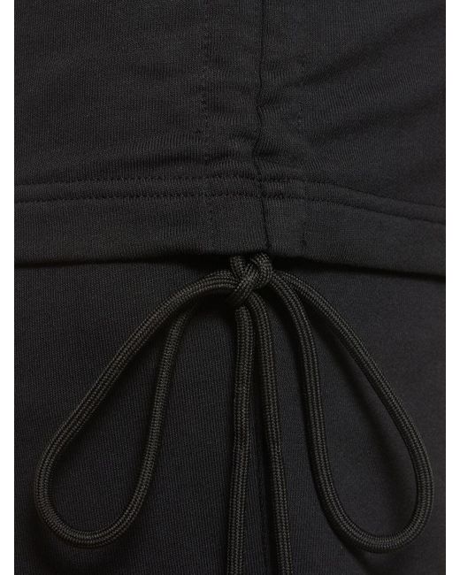 Pantaloni con vita da risvoltare di Adidas By Stella McCartney in Black