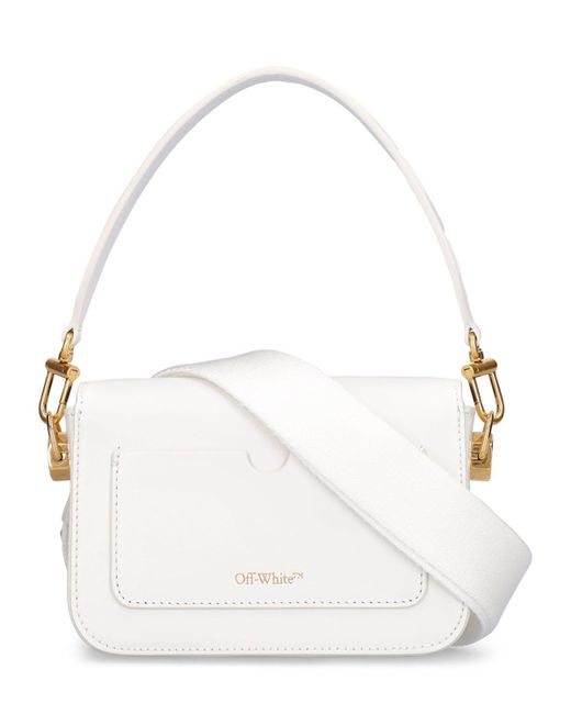 Petit sac porté épaule plain binder Off-White c/o Virgil Abloh en coloris White