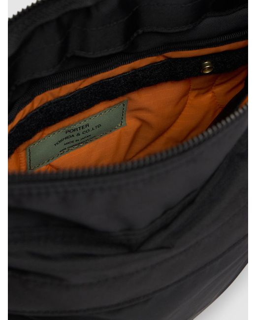 Porter-Yoshida and Co Black Porter Force Medium Nylon Crossbody Bag for men