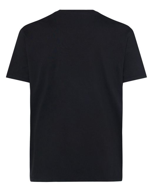 Hombre Camiseta De Algodón Estampado DSquared² de hombre de color Black