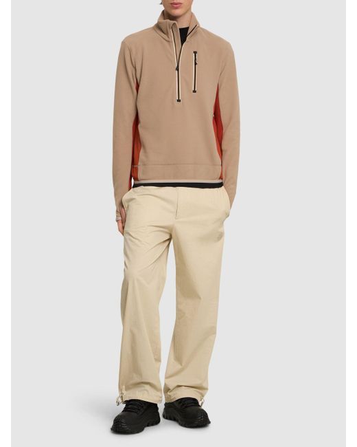 メンズ Moncler Polar Fleece ストレッチスウェットシャツ Natural