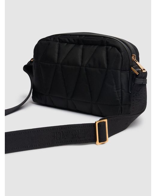 メンズ Versace ナイロンショルダーバッグ Black