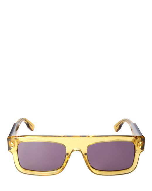 Gucci Multicolor Nouvelle Vague Square Acetate Sunglasses for men