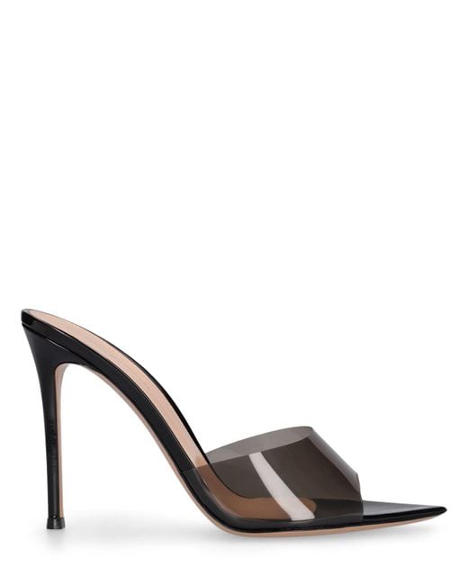 Gianvito Rossi Metallic 105mm Hohe Plexiglas-mules "elle"