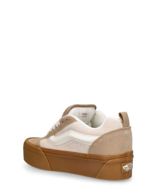 Donna Sneakers Knu Stack di Vans in White
