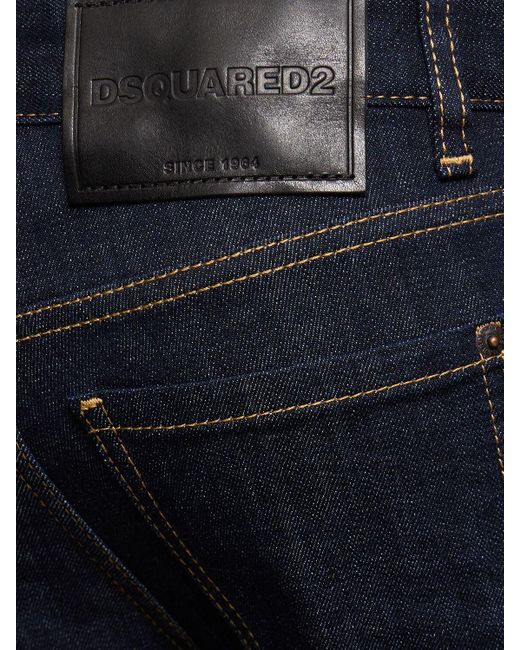 Jeans vita media in denim di DSquared² in Blue