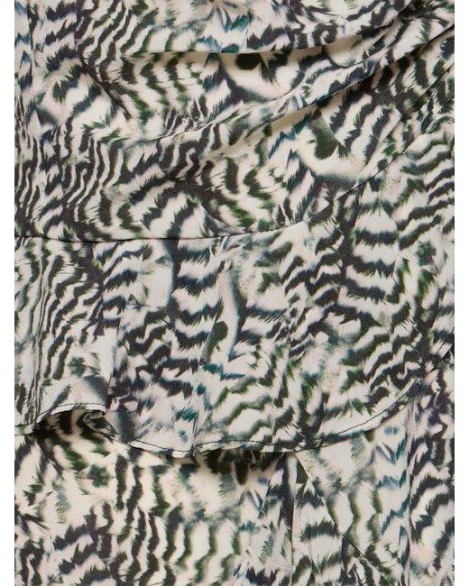 Isabel Marant Gray Minikleid Aus Seidenmischung "usmara"