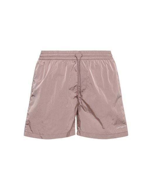 Bañador shorts Carhartt de hombre de color Pink