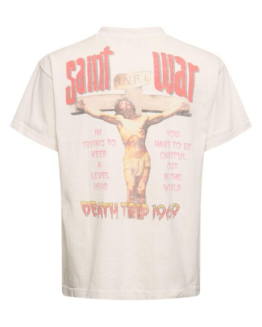 Saint Michael T-shirt "saint Mx6 Saint War" in White für Herren