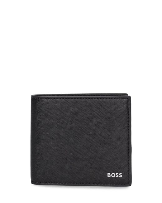 Boss Brieftasche Aus Leder "zair" in Black für Herren