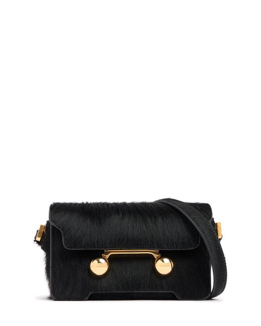 Marni Mini Trunkaroo ヘアカーフショルダーバッグ Black