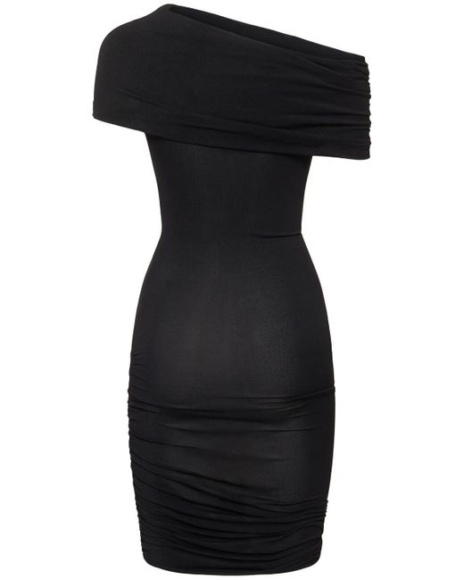 Mujer Vestido Corto De Algodón Rick Owens de color Black