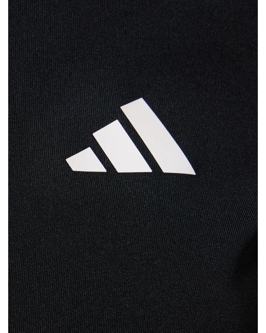 Adidas Originals Black Hyperglam 1/4 Zip-Up Top