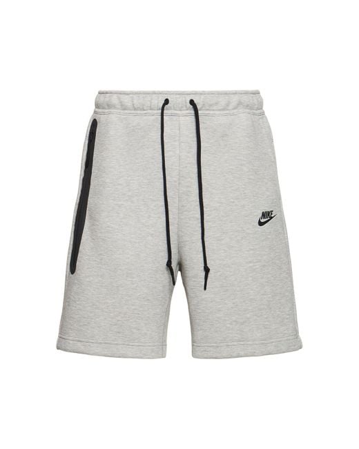 Nike Gray Tech Fleece Shorts for men