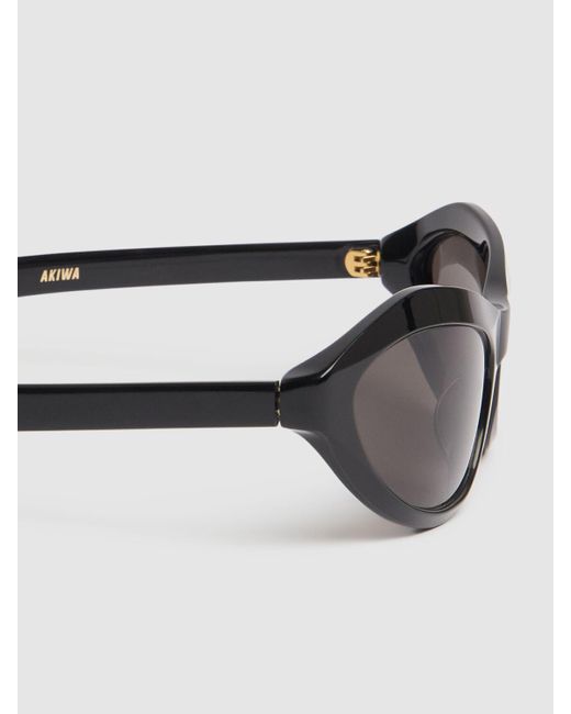 FLATLIST EYEWEAR Black Akiwa Acetate Sunglasses W/gradient Lens