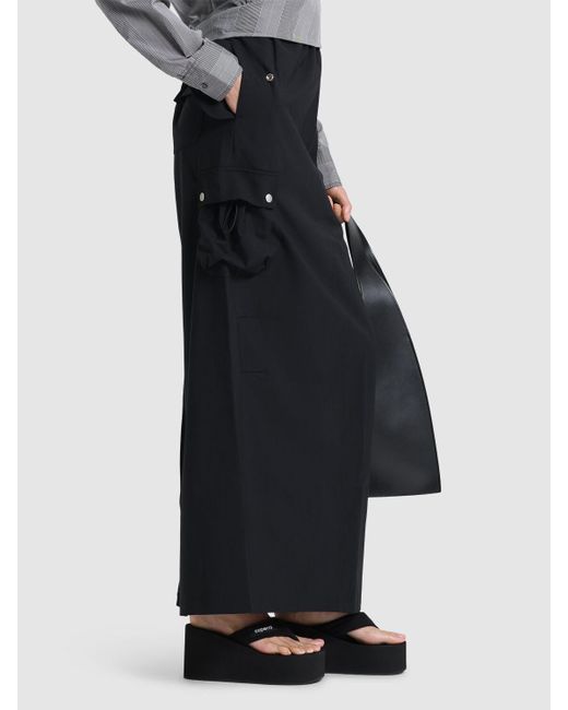 Coperni Black 100Mm Logo Platform Flip-Flops